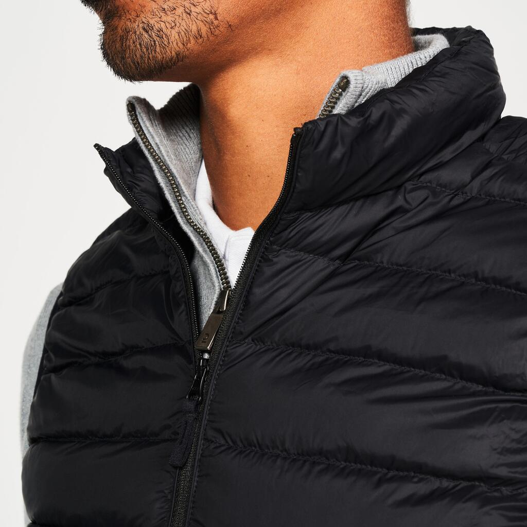 Men's golf sleeveless down jacket - MW500 burgundy